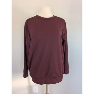 Nike Dri-Fit Long Sleeve Open Back Pullover Sweatshirt M Activewear